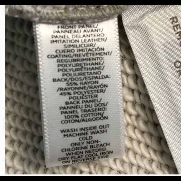 ⭐️🎉3 for $30 🎉 LOFT XXS gray short sleeve faux leather vegan shirt - Picture 6 of 6